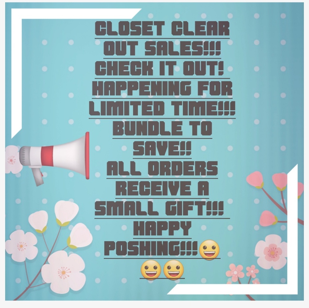 🌸🌸CLOSET CLEAR OUT SALES!!!🌸🌸